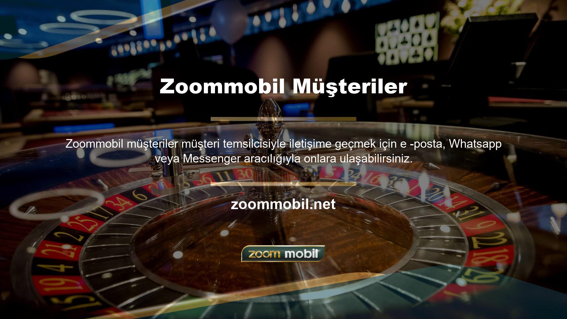 Oyunu denemek için Zoommobil Midi Baccarat Game web sitesini de ziyaret edebilirsiniz